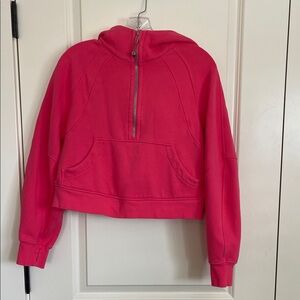 Lululemon Athletica Pink Half-Zip Hoodie